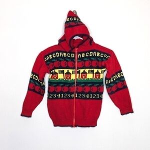 The Maine Mad-Hatter Knit School Sweater Hoodie S